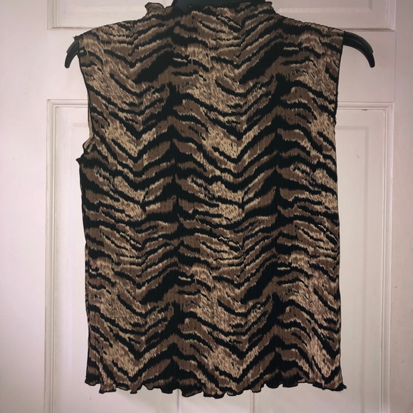 NWOT Stretch Animal print top Sz XL - Picture 3 of 3